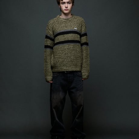 OBEY "ALDEN SWEATER" 2COLORS