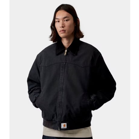 CARHARTT WIP "SANTA FE JACKET"[BLACK STONE CANVAS]