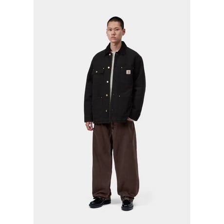 CARHARTT WIP "OG CHORE COAT" [BLACK STONE CANVAS]