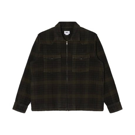 OBEY "WILLE ZIP SHIRT JACKET" 2COLORS