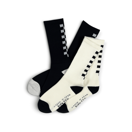 RUTSUBO "CHECKER LINE SOCKS" 2COLORS
