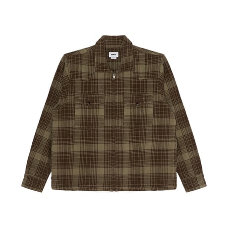 OBEY "WILLE ZIP SHIRT JACKET" 2COLORS
