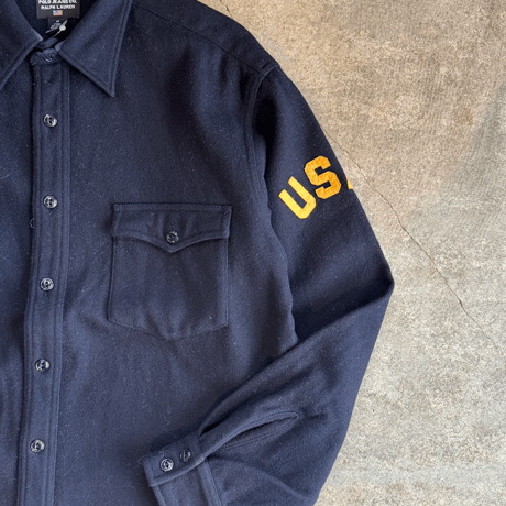 POLO JEANS WOOL CPO SHIRT