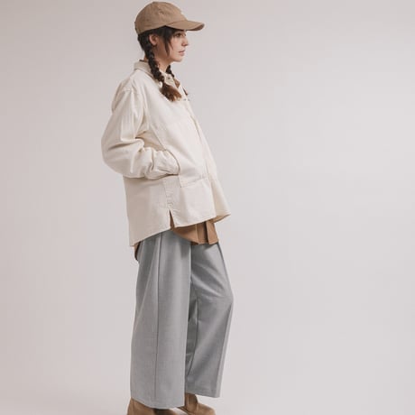 AMNE "GABARDINE CLASSIC SHIRTS" 2COLORS