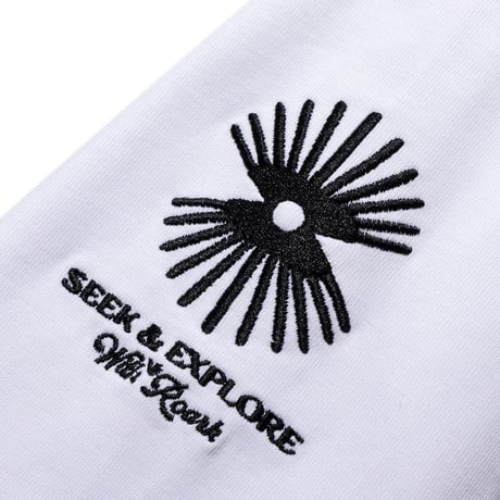 ROARK "ROAMIING" 14OZ H/W HENLY NECK L/S TEE [WHITE]
