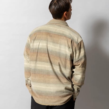 ROARK "FLEECE EMBER OVER SHIRT"[SAND]