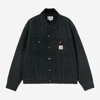CARHARTT WIP "OG TRUCKER JACKET" [BLACK STONE CANVAS]