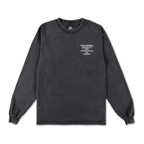 THUMPERS "US LOGO L/S TEE" 2COLORS