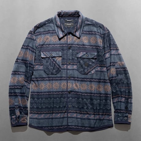 ROARK "FLEECE EMBER OVER SHIRT"[NAVY]