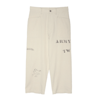 ARMY TWILL PRINT DENIM 4PK PANTS