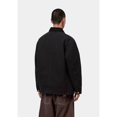 CARHARTT WIP "OG CHORE COAT" [BLACK STONE CANVAS]
