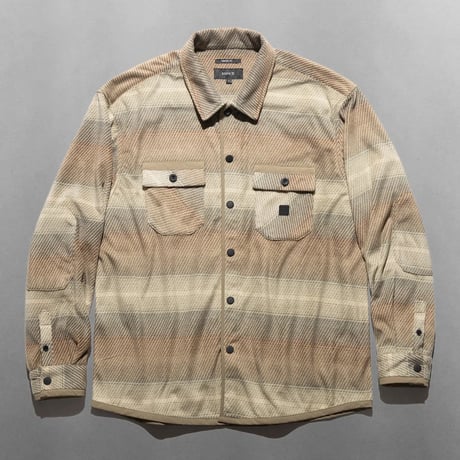 ROARK "FLEECE EMBER OVER SHIRT"[SAND]