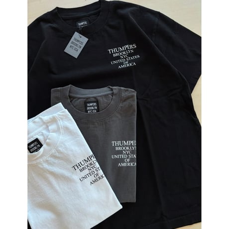THUMPERS NYC "US LOGO S/S TEE" 3COLORS