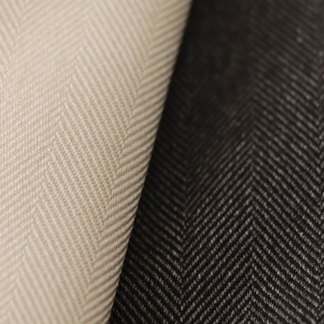AMNE "HERRINGBONE PEG TOP SLACKS" 2COLORS