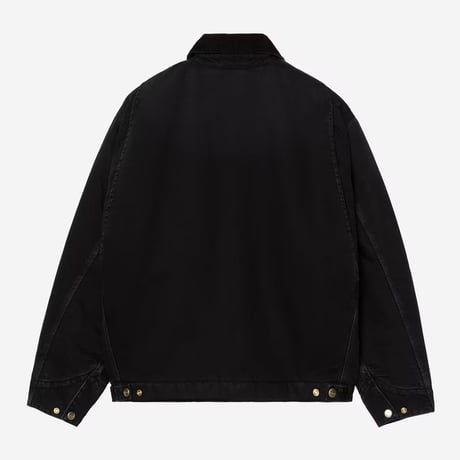 CARHARTT WIP "OG DETROIT JACKET"[BLACK STONE CANVAS]