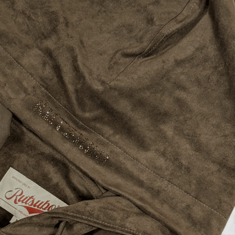 RUTSUBO "LUX SUEDE HOODED JACKET" 2COLORS