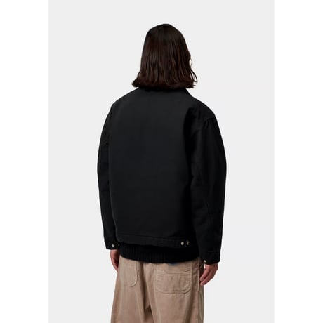 CARHARTT WIP "OG DETROIT JACKET"[BLACK STONE CANVAS]