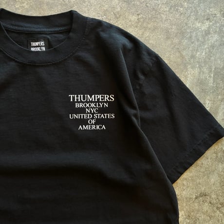 THUMPERS NYC "US LOGO S/S TEE" 3COLORS