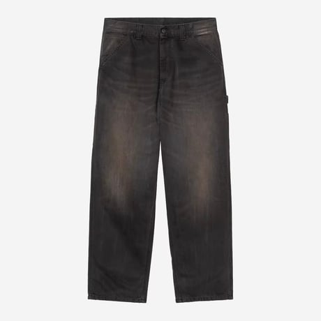 CARHARTT WIP "OG SINGE KNEE PANT" [BLACK TOBACCO USED WASH]
