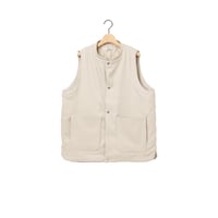 AMNE "HERRINGBONE INSULATION VEST" 2COLORS