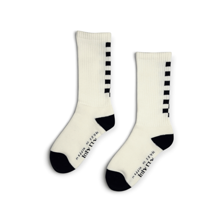 RUTSUBO "CHECKER LINE SOCKS" 2COLORS