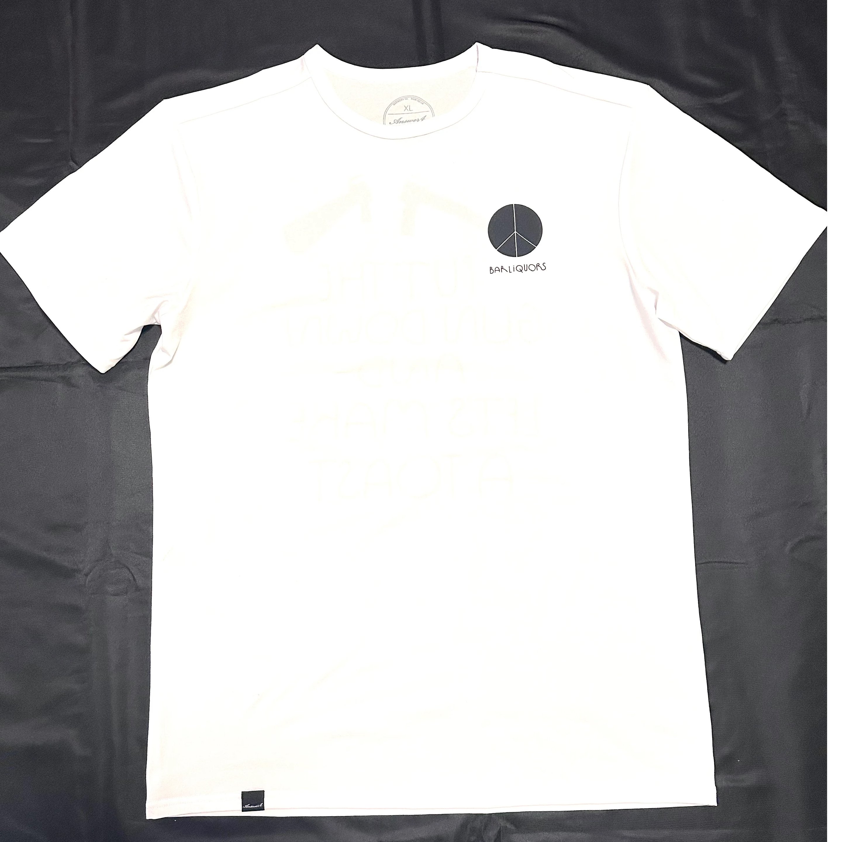 Answer4 Tシャツ ホワイト Lサイズ Barliquors x Answer4 T-shirt LFSS2026 WHITE | B