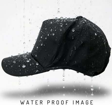 JCP-01　撥水5パネルキャップ BIGWATCH　ブラック