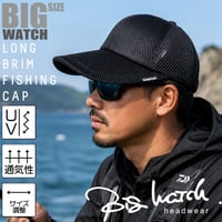 FI-01　 フィッシングCAP BIGWATCH 　ブラック