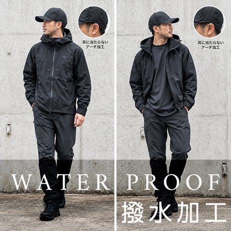WPR ウォータープルーフ（撥水加工）ラウンドキャップ BIGWATCH