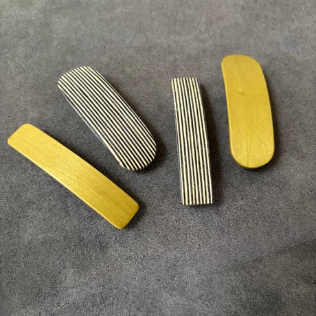 [KOSTKAMM] Natural Wood Hair Clip / 6cm