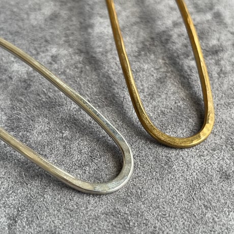 [ cinq  ] hair stick / brass / silver