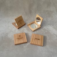 [KOSTKAMM]  Wooden Pocket Folding Mirror / 5501