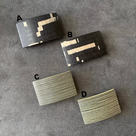 [KOSTKAMM] Natural Wood Hair Clip /  Recatanguiar / 6cm