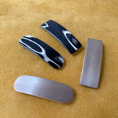 [KOSTKAMM] Natural Wood Hair Clip /  6cm