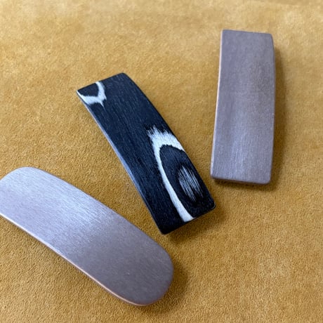[KOSTKAMM] Natural Wood Hair Clip /  6cm
