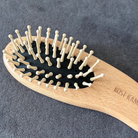 [KOSTKAMM]  Waxed Beech Wood Dolphin Brush / 14.5cm / ドルフィン型ブラシ / 4550