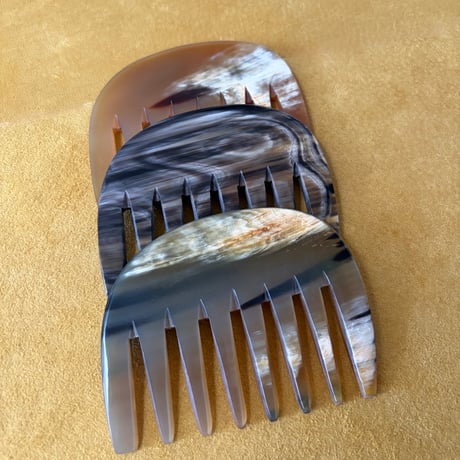 [KOSTKAMM]  Horn Curl Comb / Extreme Wide / 10cm / 120H