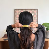 [KOSTKAMM] Natural Wood Hair Clip  /10cm