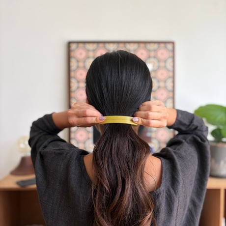[KOSTKAMM] Natural Wood Hair Clip  /10cm