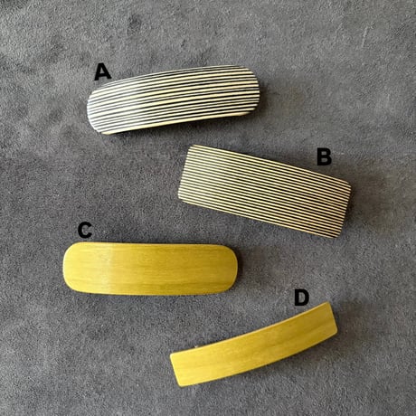 [KOSTKAMM] Natural Wood Hair Clip / 8cm