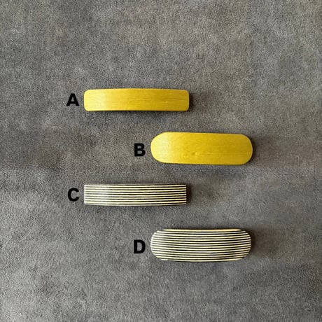 [KOSTKAMM] Natural Wood Hair Clip / 6cm