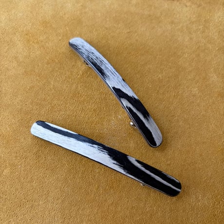 [KOSTKAMM]  Natural Wood Extra Slender sharp hair clip 6cm