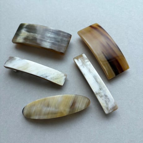 [KOSTKAMM]  Horn Hair Clip / 6cm / 9534