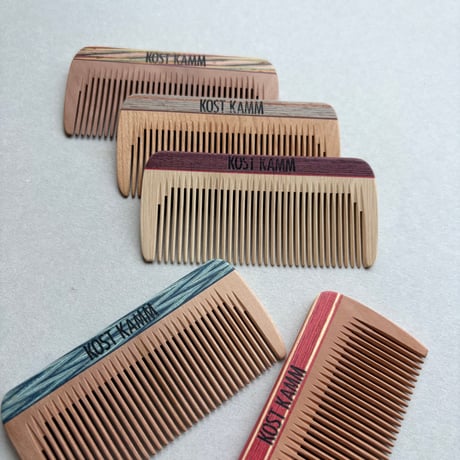 [KOSTKAMM]  Wooden Mini Pocket Comb / 20b