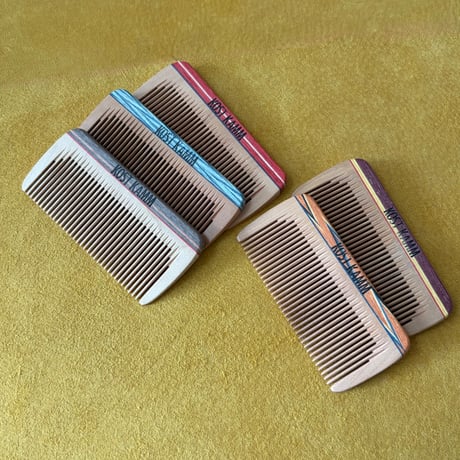 [KOSTKAMM]  Wooden Mini Pocket Comb / 20b