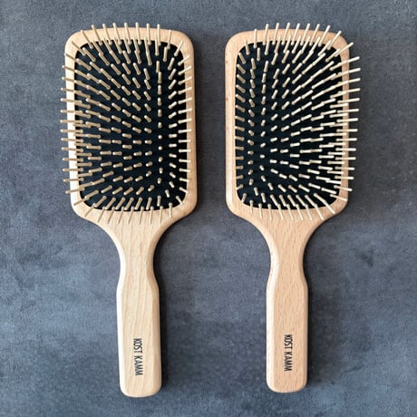 [KOSTKAMM]  Waxed Beech Wood Hair brush / 25.5cm /パドル型ブラシ/4540