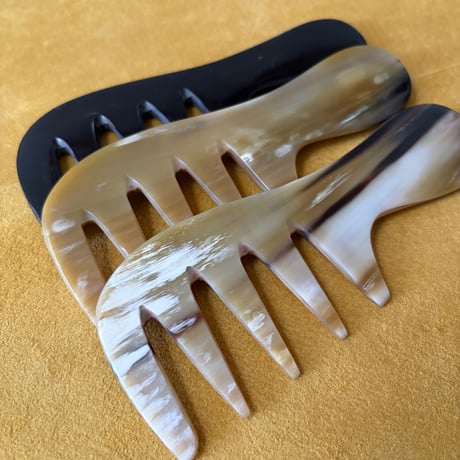 [KOSTKAMM]  Horn Curl Comb / Finger Wide / 16cm / 122H