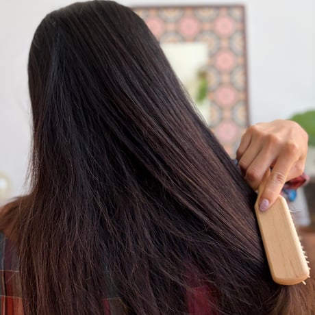 [KOSTKAMM]  Waxed Beech Wood Slender Hair Brush  / 21.5cm / スレンダー型ブラシ / 4500