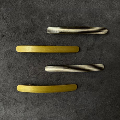 [KOSTKAMM]  Natural Wood Extra Slender Shape hair clip  6cm