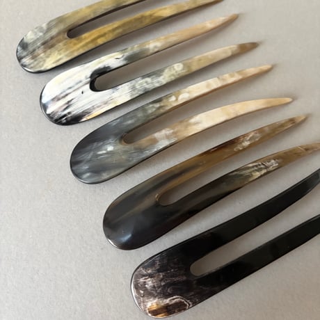 [KOSTKAMM]  Horn Hair Sticks / Long / 9430